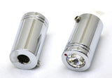 CB Radio Knob Tune Clear Jewel Chrome for Peterbilt Kenworth UP#21773 Set of 2