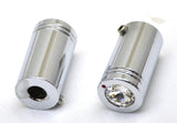 CB Radio Knob Tune Clear Jewel Chrome for Peterbilt Kenworth UP#21773 Set of 2