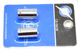 CB Radio Knob Tune Clear Jewel Chrome for Peterbilt Kenworth UP#21773 Set of 2