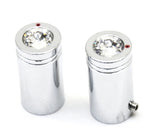 CB Radio Knob Tune Clear Jewel Chrome for Peterbilt Kenworth UP#21773 Set of 2