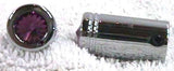 CB Radio Knob Tune for Cobra Radio Purple Jewel Chrome Plated UP#21775-Pair