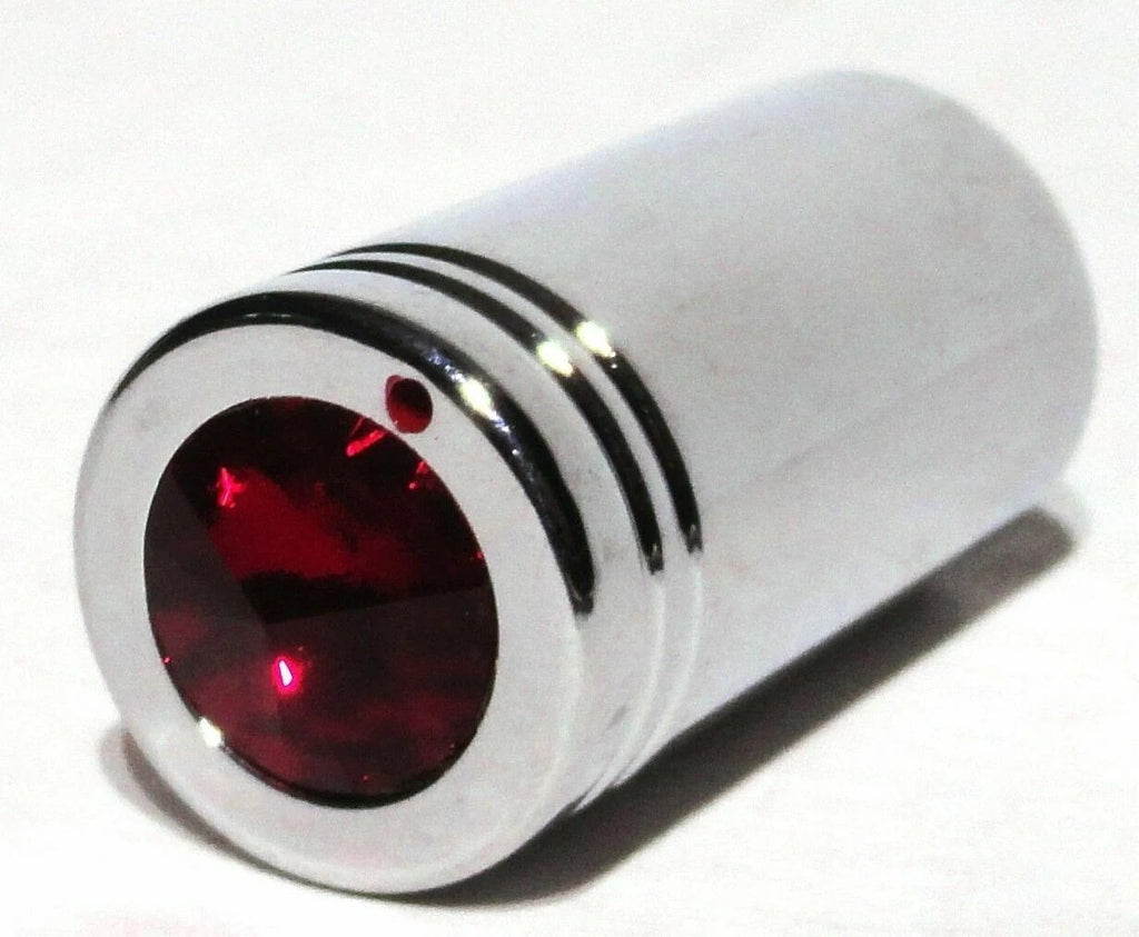 CB Radio Tune Knob for Cobra Radio Red Jewel Chrome, 1/4" I.D. UP#21776-Pair