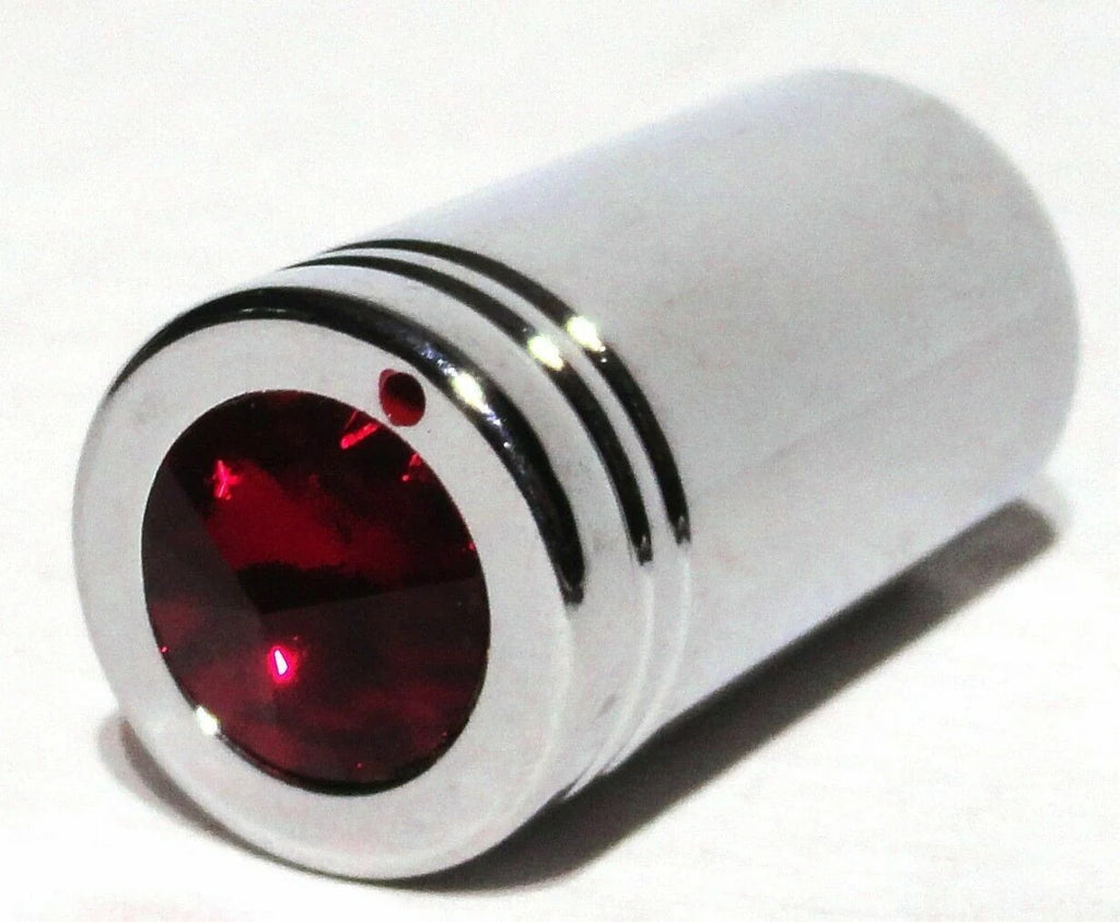 CB Radio Tune Knob for Cobra Radio Red Jewel Chrome, 1/4" I.D. UP#21776-Pair