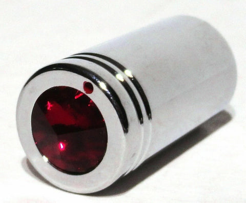 CB Radio Tune Knob for Cobra Radio Red Jewel Chrome, 1/4" I.D. UP#21776-Pair