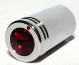 CB Radio Tune Knob for Cobra Radio Red Jewel Chrome, 1/4" I.D. UP#21776-Pair