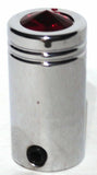 CB Radio Tune Knob for Cobra Radio Red Jewel Chrome, 1/4" I.D. UP#21776-Pair