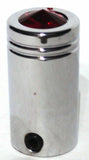 CB Radio Tune Knob for Cobra Radio Red Jewel Chrome, 1/4" I.D. UP#21776-Pair