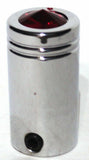 CB Radio Tune Knob for Cobra Radio Red Jewel Chrome, 1/4" I.D. UP#21776-Pair