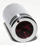 CB Radio Tune Knob for Cobra Radio Red Jewel Chrome, 1/4" I.D. UP#21776-Pair