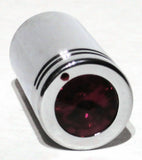 CB Radio Tune Knob for Cobra Radio Red Jewel Chrome, 1/4" I.D. UP#21776-Pair