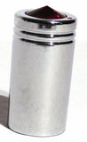 CB Radio Tune Knob for Cobra Radio Red Jewel Chrome, 1/4" I.D. UP#21776-Pair