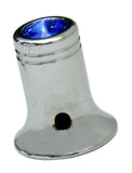 Channel CB Radio Knob for Cobra CB Blue Jewel Chrome Plated 1/4" I.D. UP#21779B