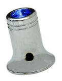 Channel CB Radio Knob for Cobra CB Blue Jewel Chrome Plated 1/4" I.D. UP#21779B