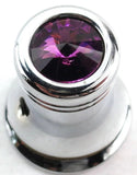 CB Radio Channel Select Knob Universal Fit Purple Chrome 1/4” I.D.  UP#21782