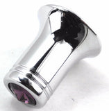 CB Radio Channel Select Knob Universal Fit Purple Chrome 1/4” I.D.  UP#21782