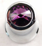 CB Radio Channel Select Knob Universal Fit Purple Chrome 1/4” I.D.  UP#21782