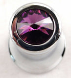 CB Radio Channel Select Knob Universal Fit Purple Chrome 1/4” I.D.  UP#21782