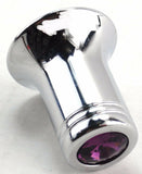 CB Radio Channel Select Knob Universal Fit Purple Chrome 1/4” I.D.  UP#21782