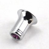 CB Radio Channel Select Knob Universal Fit Purple Chrome 1/4” I.D.  UP#21782