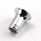 CB Radio Channel Select Knob Universal Fit Purple Chrome 1/4” I.D.  UP#21782