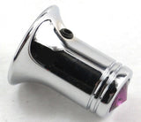 CB Radio Channel Select Knob Universal Fit Purple Chrome 1/4” I.D.  UP#21782