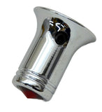 CB Radio Channel Select Knob Universal Fit Red Jewel Chrome 1/4” I.D. UP#21783