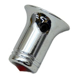 CB Radio Channel Select Knob Universal Fit Red Jewel Chrome 1/4” I.D. UP#21783