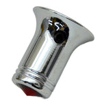 CB Radio Channel Select Knob Universal Fit Red Jewel Chrome 1/4” I.D. UP#21783