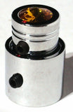 CB Radio Volume Squelch Knob Chrome Amber Jewel 3/16" Shaft Replacement UP21785
