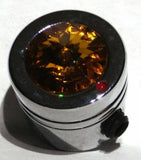 CB Radio Volume Squelch Knob Chrome Amber Jewel 3/16" Shaft Replacement UP21785