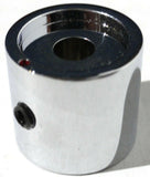 CB Radio Volume Squelch Knob Chrome Blue Jewel 3/16" Shaft Replacement UP21786