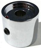 CB Radio Volume Squelch Knob Chrome Blue Jewel 3/16" Shaft Replacement UP21786