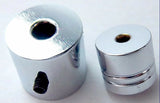 CB Radio Volume Squelch Knob Chrome Purple Jewel 3/16 Shaft Replacement UP21789