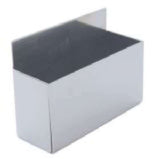 Cigarette Pack Size Storage Holder Universal Fit Stainless Tape Mount UP#21802