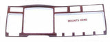 Drivers Right Side Gauge Trim for W900 T800 C500 Kenworth 2006 & Up-UP#21812