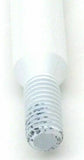 Gear Shifter Shaft Extension 12" Pearl White Steel 1/2" 13-UNC Thread UP#21915