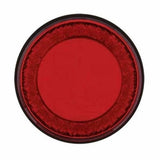 Mud Flap Hangers 2 1/2" Bolt Pattern "Mirage" 4" Red/Red Lights Visor UP#22252