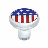 UP Tractor/Trailer Air Brakes Round Sticker Glossy USA Flag 1 3/4" OD 22941 Pair