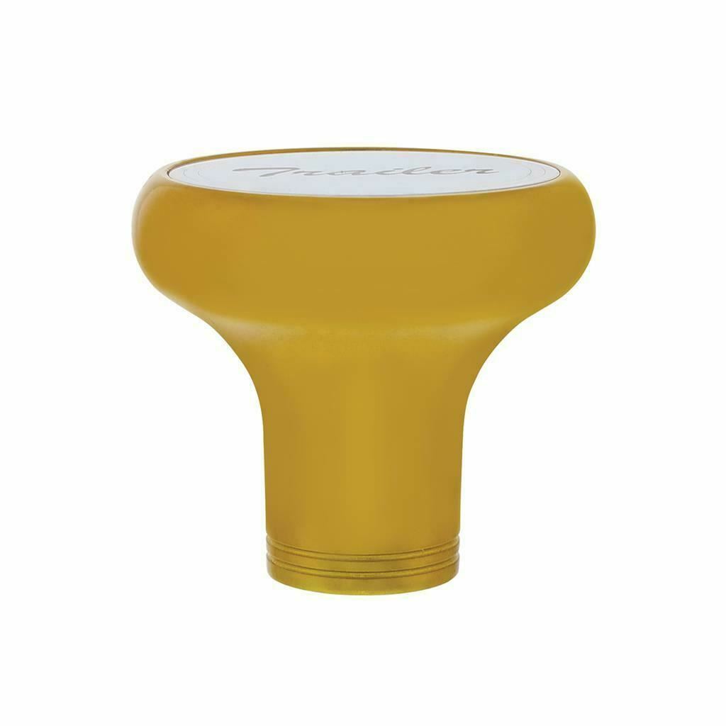 UP Deluxe Air Brake Knobs Screw-On Tractor & Trailer Electric Yellow Gold #22968