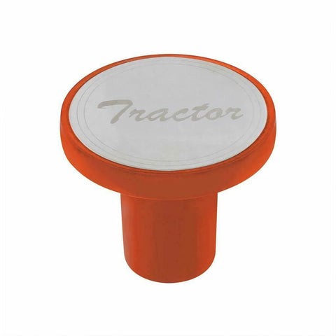 UP Air Brake Knobs Screw-On Tractor & Trailer Cadmium Orange Chrome #22981-986