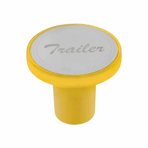 UP Air Brake Knobs Screw-On Tractor & Trailer Electric Yellow (Gold) #22983-988