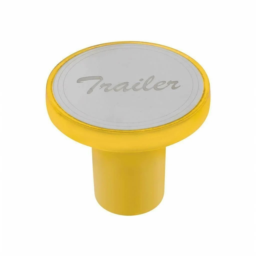 UP Air Brake Knobs Screw-On Tractor & Trailer Electric Yellow (Gold) #22983-988
