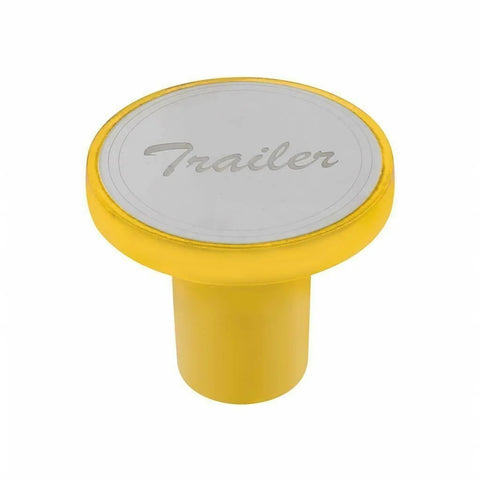 UP Air Brake Knobs Screw-On Tractor & Trailer Electric Yellow (Gold) #22983-988
