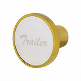 UP Air Brake Knobs Screw-On Tractor & Trailer Electric Yellow (Gold) #22983-988