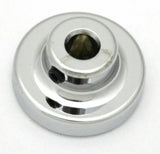 UP Wiper Control Knob Red 1" Aluminum Sticker Chrome Knob #23033