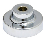 Washer Control Knob for 1/4" Shaft Black 1" Aluminum Sticker Chrome UP#23036