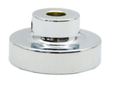 Washer Control Knob for 1/4" Shaft Black 1" Aluminum Sticker Chrome UP#23036