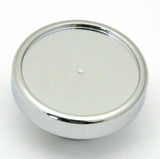 Panel Light Knob Black Aluminum Sticker Chrome Body 1" Sticker 1/4" ID UP#23042