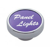 Panel Light Knob for 1/4” Shaft Purple Aluminum Sticker Chrome Knob UP#23046