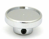 UP Wiper Washer Control Knob Blue 1" Aluminum Sticker Chrome Knob #23049 Each